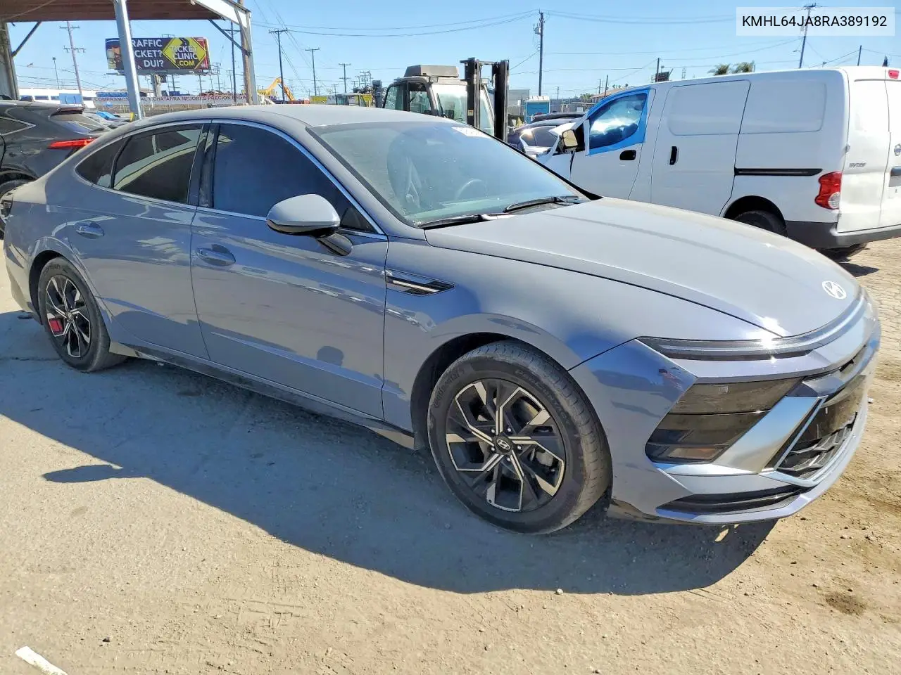 2024 Hyundai Sonata Sel VIN: KMHL64JA8RA389192 Lot: 61843896