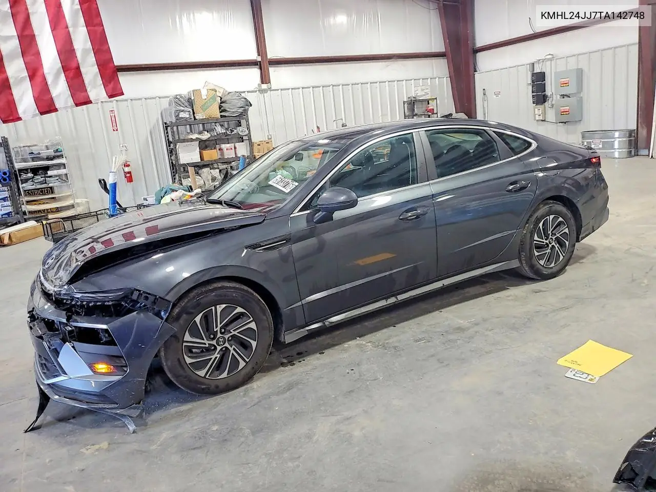 2026 Hyundai Sonata Hybrid Blue VIN: KMHL24JJ7TA142748 Lot: 56133716