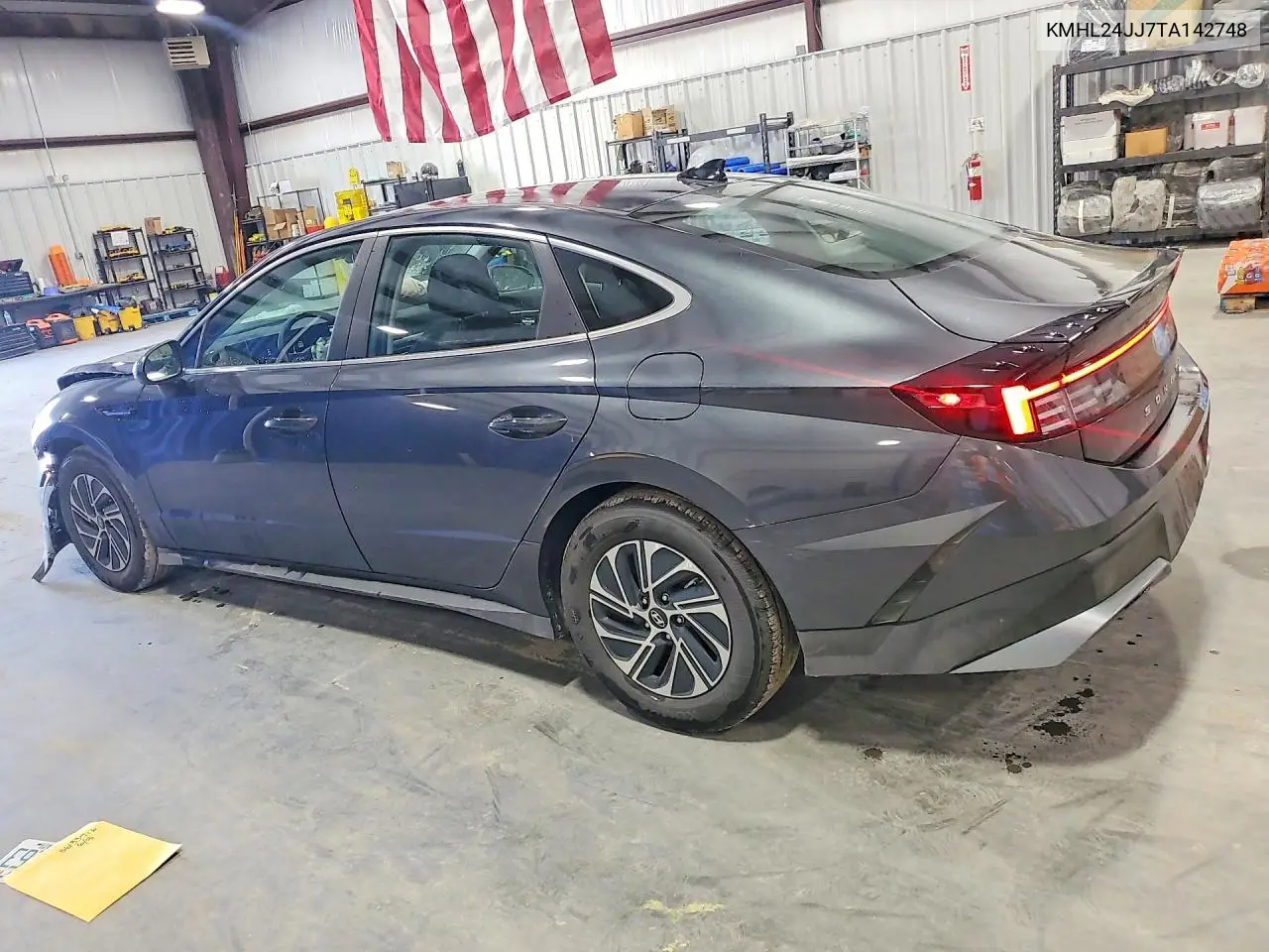 2026 Hyundai Sonata Hybrid Blue VIN: KMHL24JJ7TA142748 Lot: 56133716