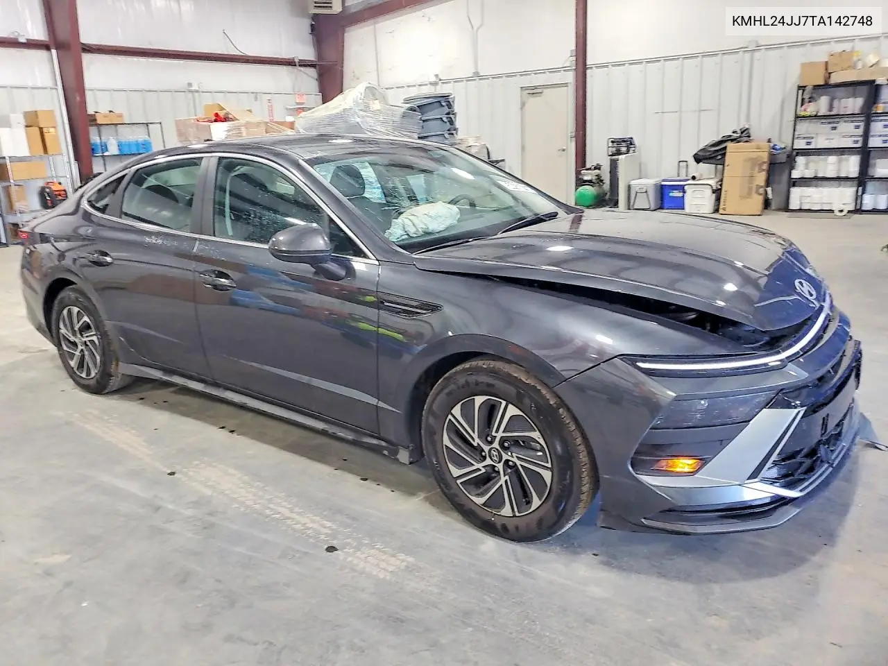 2026 Hyundai Sonata Hybrid Blue VIN: KMHL24JJ7TA142748 Lot: 56133716