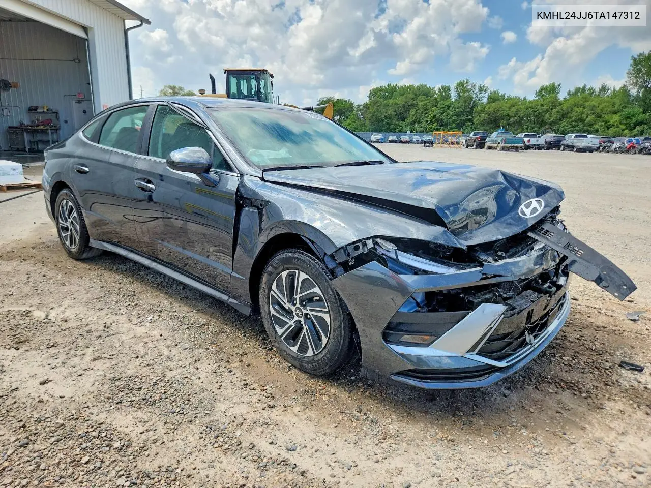 2026 Hyundai Sonata Hybrid Blue VIN: KMHL24JJ6TA147312 Lot: 61674326