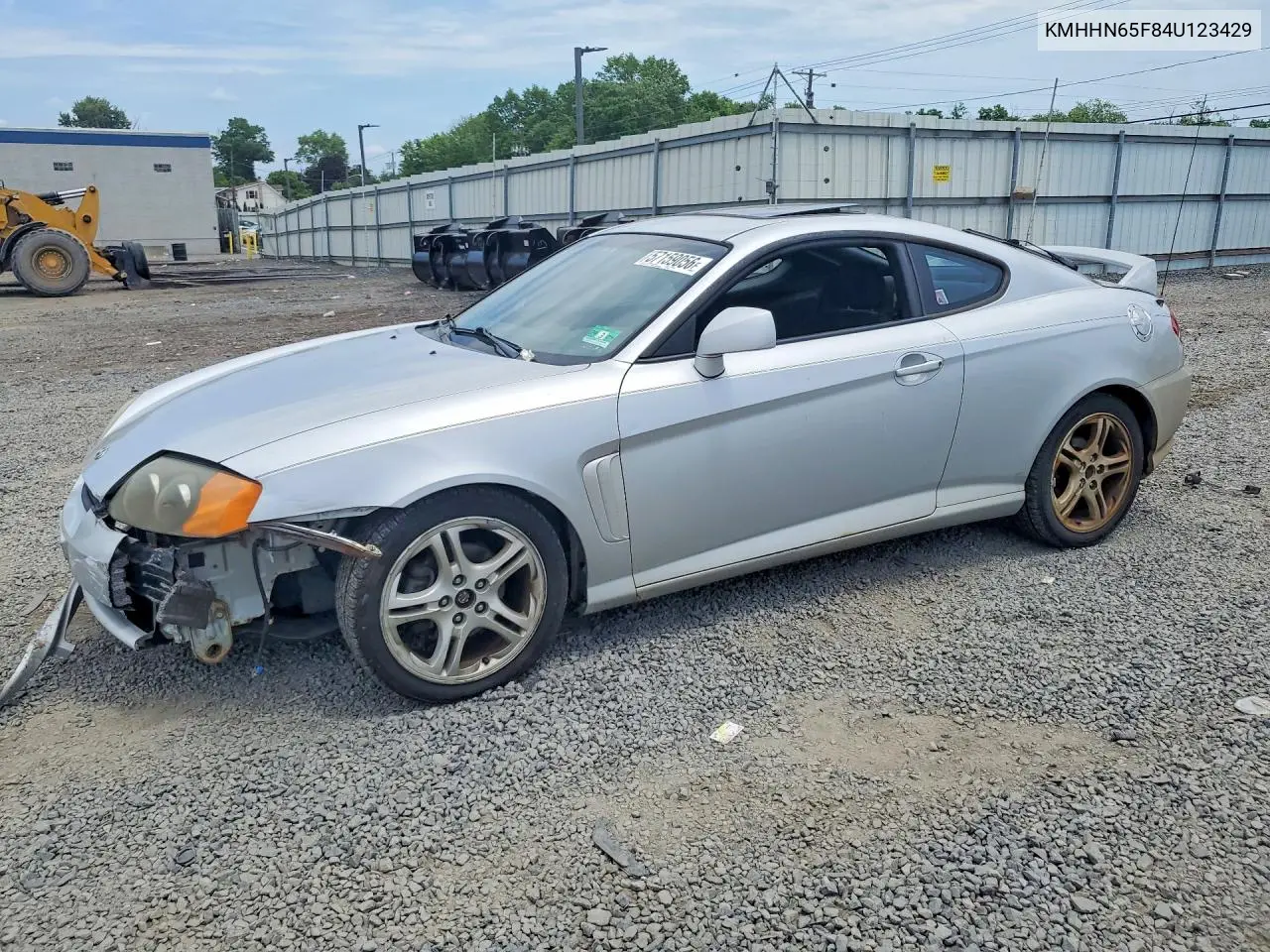 2004 Hyundai Tiburon Gt VIN: KMHHN65F84U123429 Lot: 57159056
