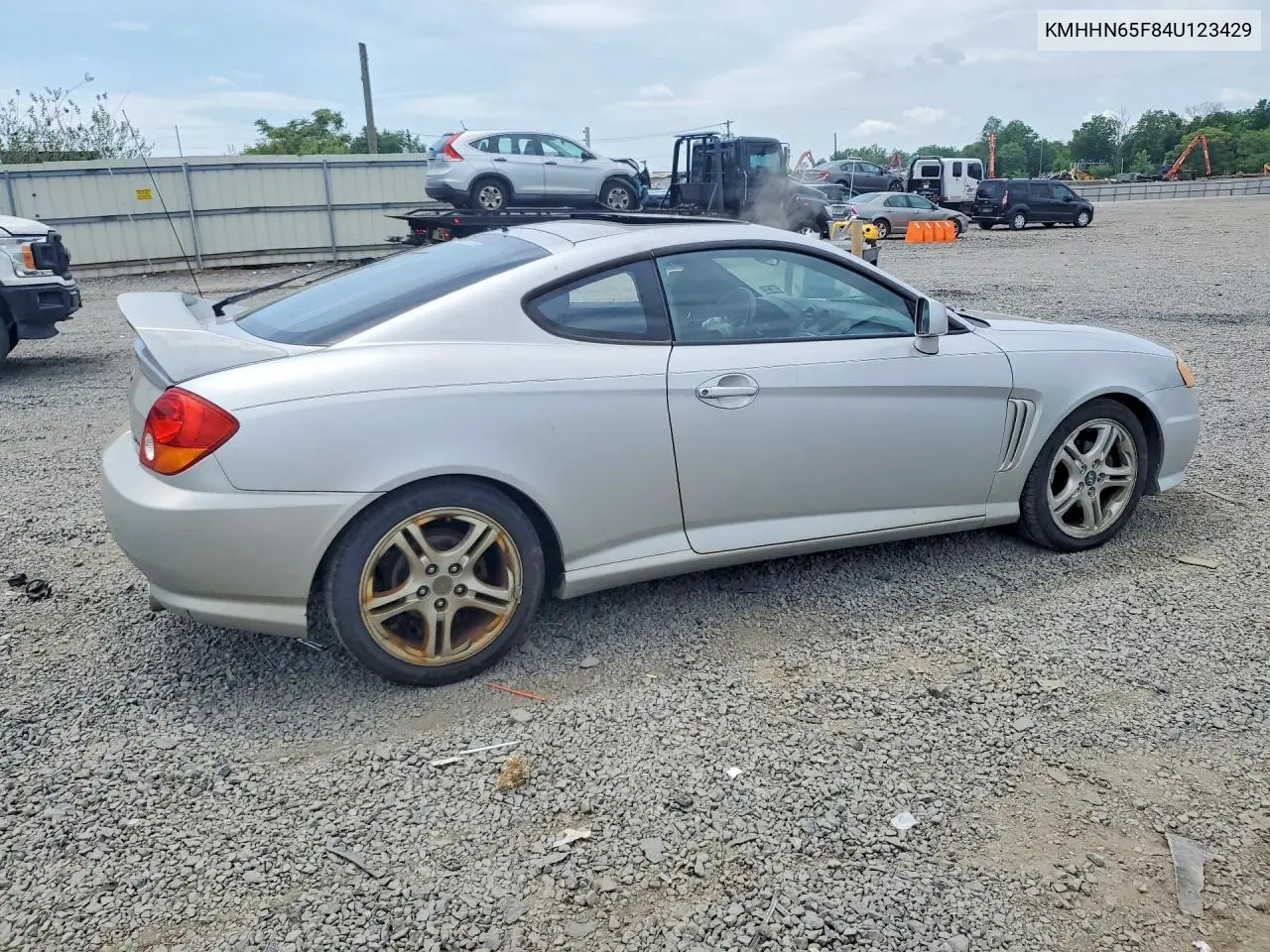2004 Hyundai Tiburon Gt VIN: KMHHN65F84U123429 Lot: 57159056