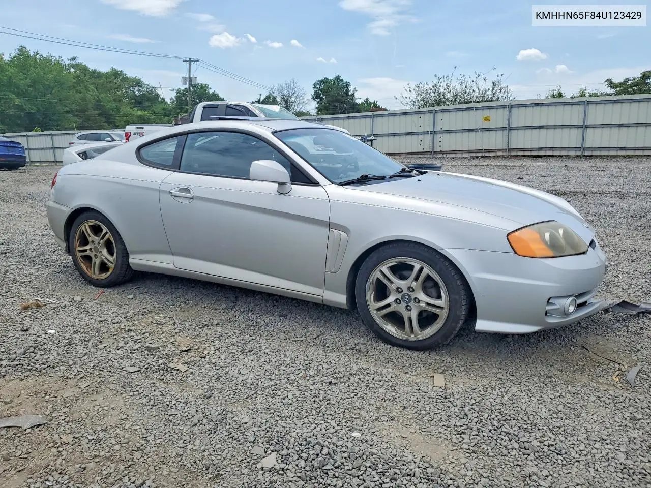 2004 Hyundai Tiburon Gt VIN: KMHHN65F84U123429 Lot: 57159056