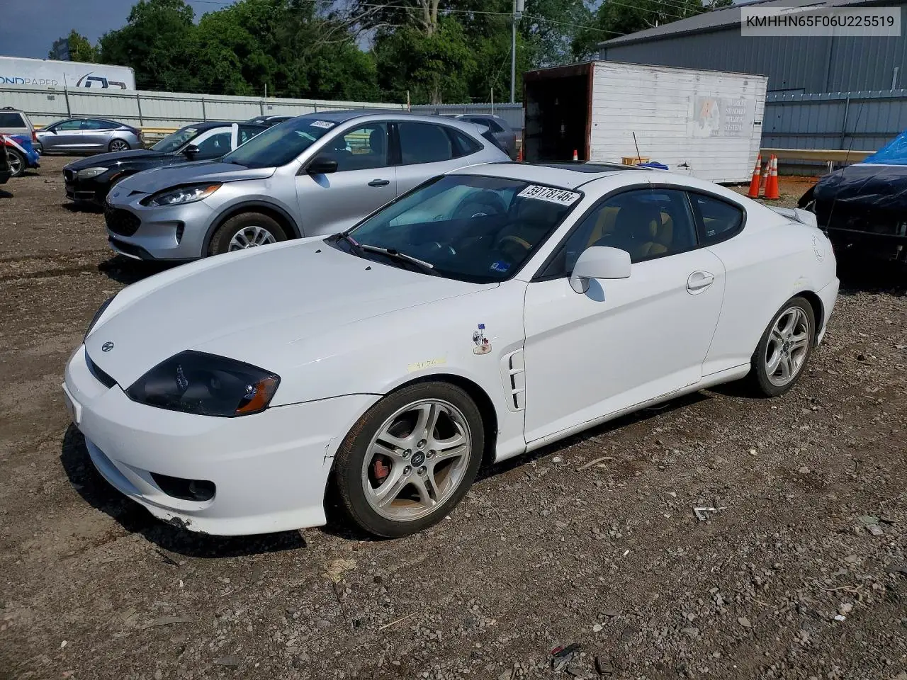 2006 Hyundai Tiburon Gt VIN: KMHHN65F06U225519 Lot: 59178746