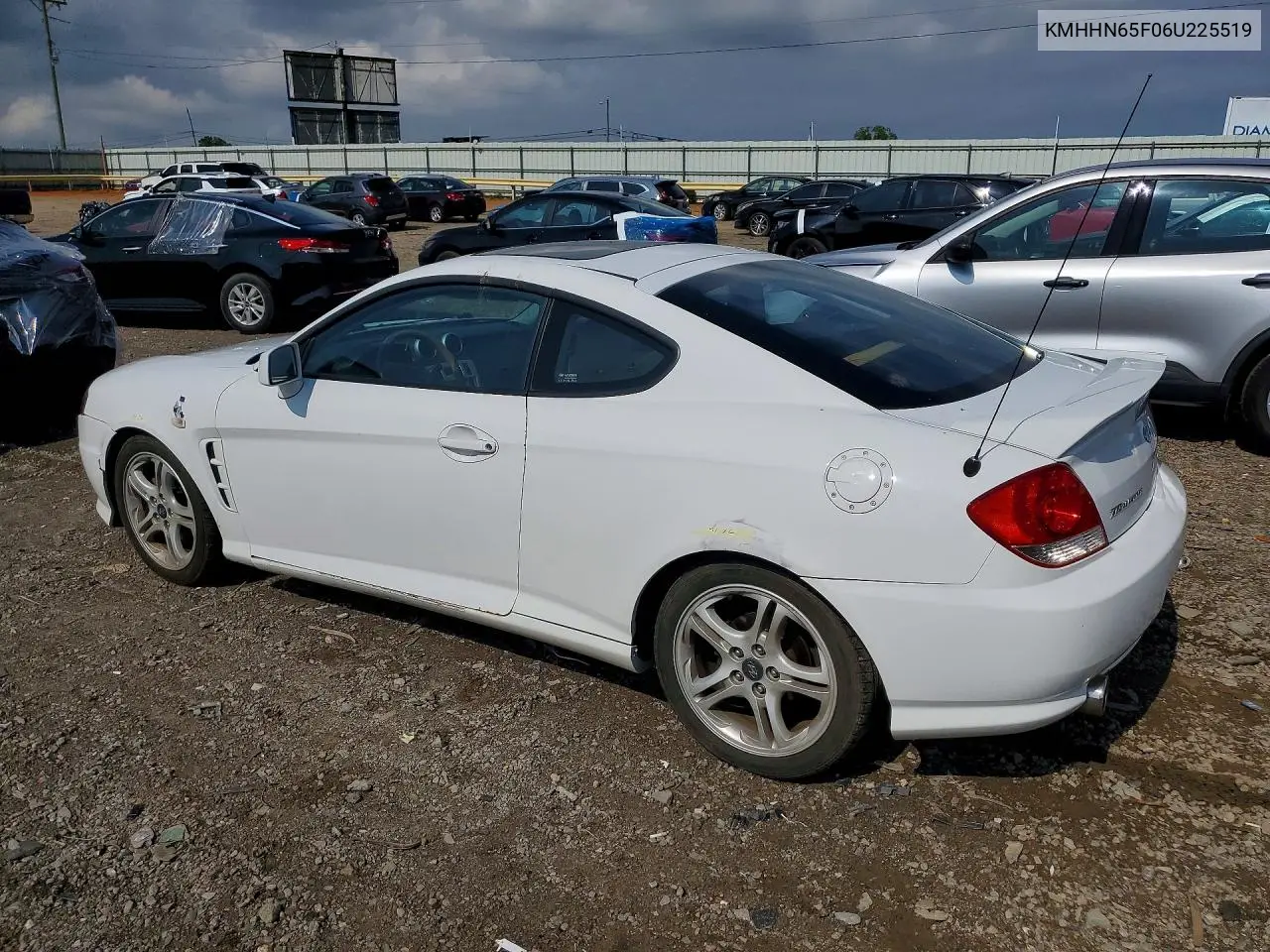 2006 Hyundai Tiburon Gt VIN: KMHHN65F06U225519 Lot: 59178746