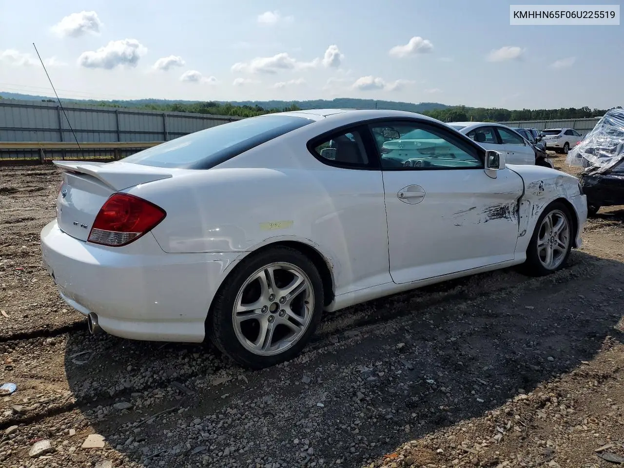 2006 Hyundai Tiburon Gt VIN: KMHHN65F06U225519 Lot: 59178746