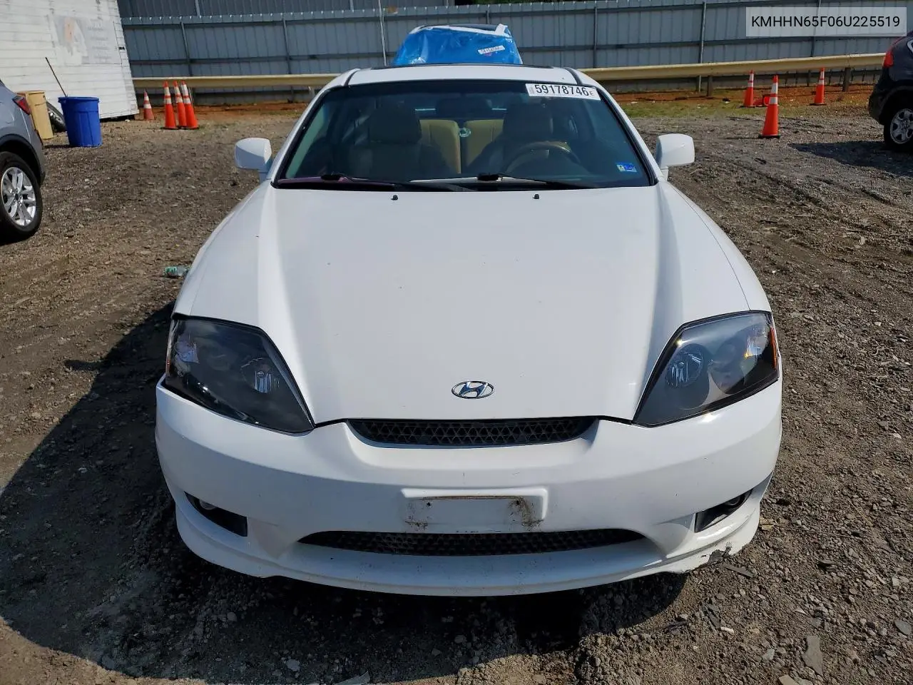 2006 Hyundai Tiburon Gt VIN: KMHHN65F06U225519 Lot: 59178746