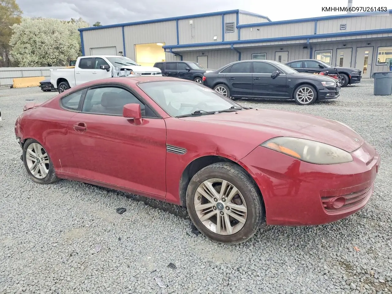 2007 Hyundai Tiburon Gs VIN: KMHHM66D97U261453 Lot: 45674506
