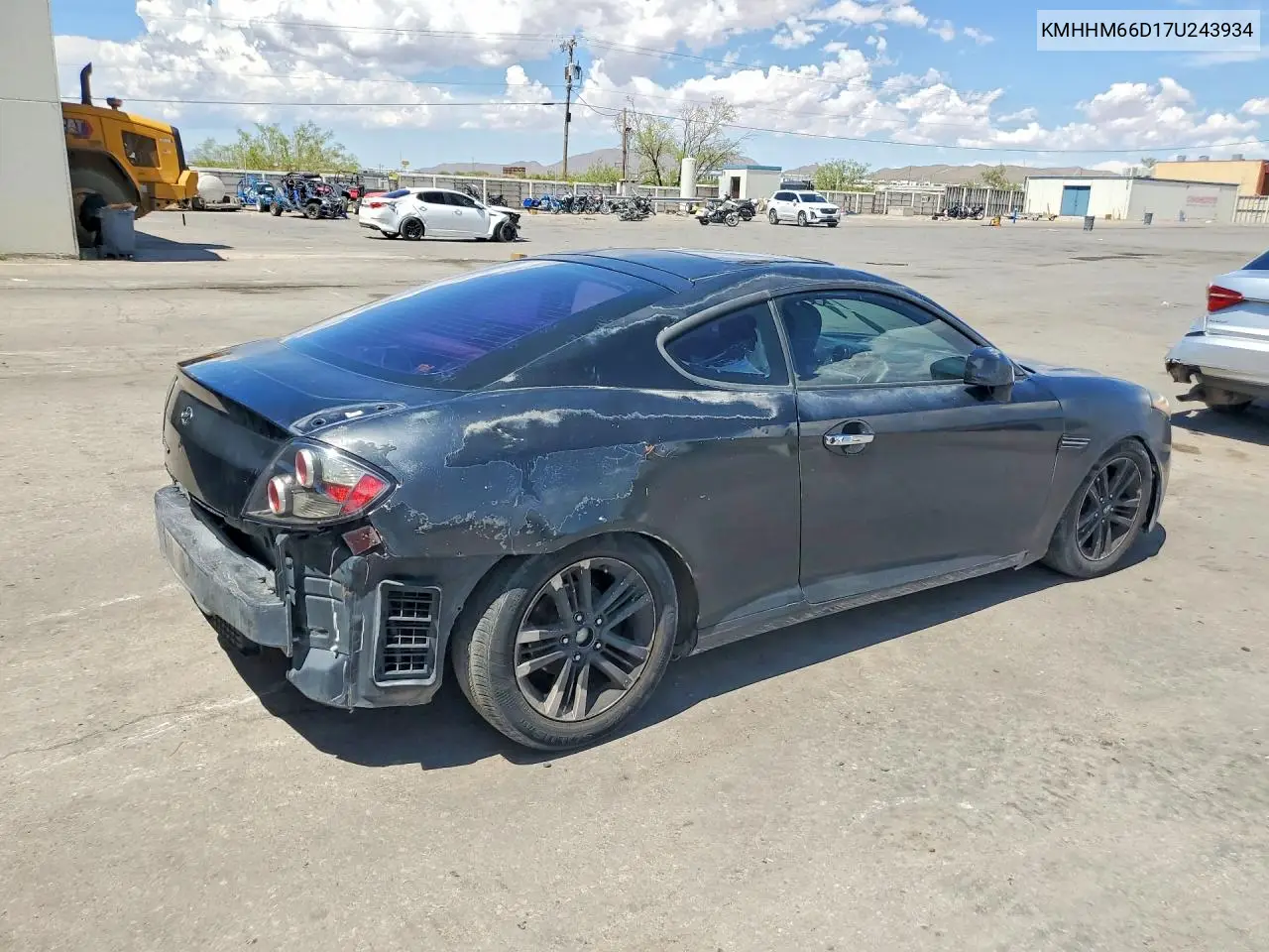 2007 Hyundai Tiburon Gs VIN: KMHHM66D17U243934 Lot: 56404816