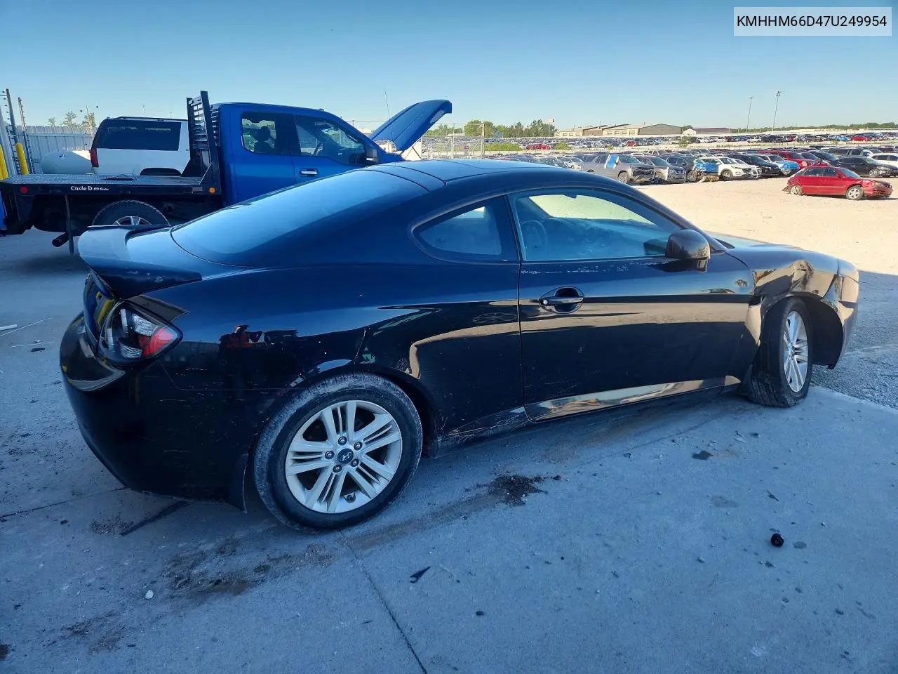 2007 Hyundai Tiburon Gs VIN: KMHHM66D47U249954 Lot: 57185716