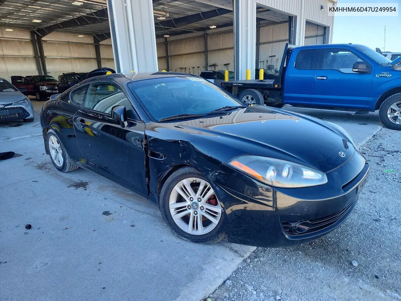 2007 Hyundai Tiburon Gs VIN: KMHHM66D47U249954 Lot: 57185716