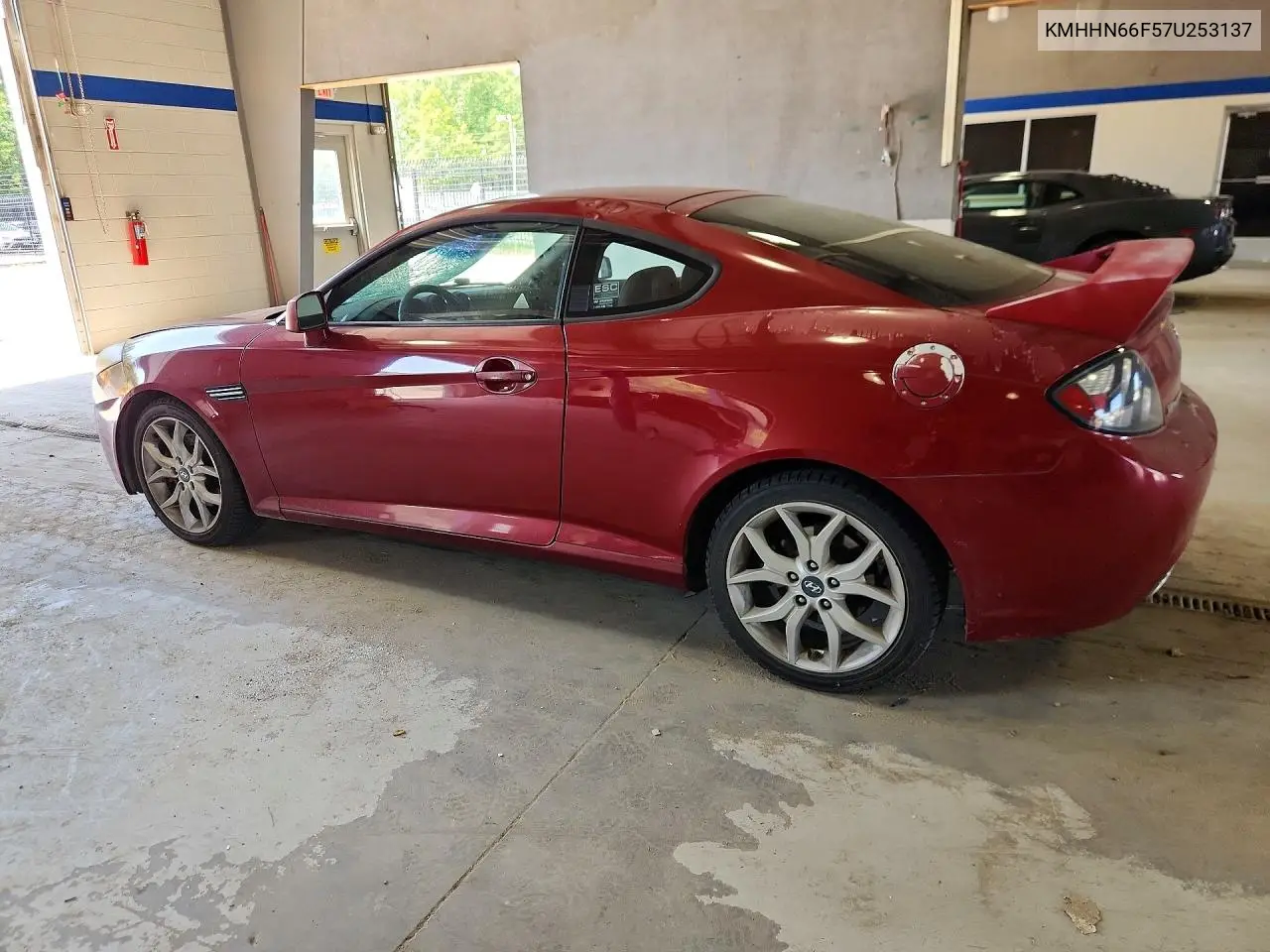 2007 Hyundai Tiburon Gt VIN: KMHHN66F57U253137 Lot: 59305716