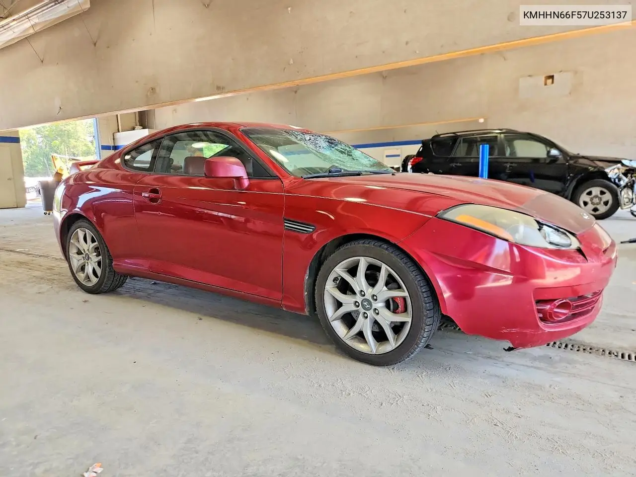 2007 Hyundai Tiburon Gt VIN: KMHHN66F57U253137 Lot: 59305716