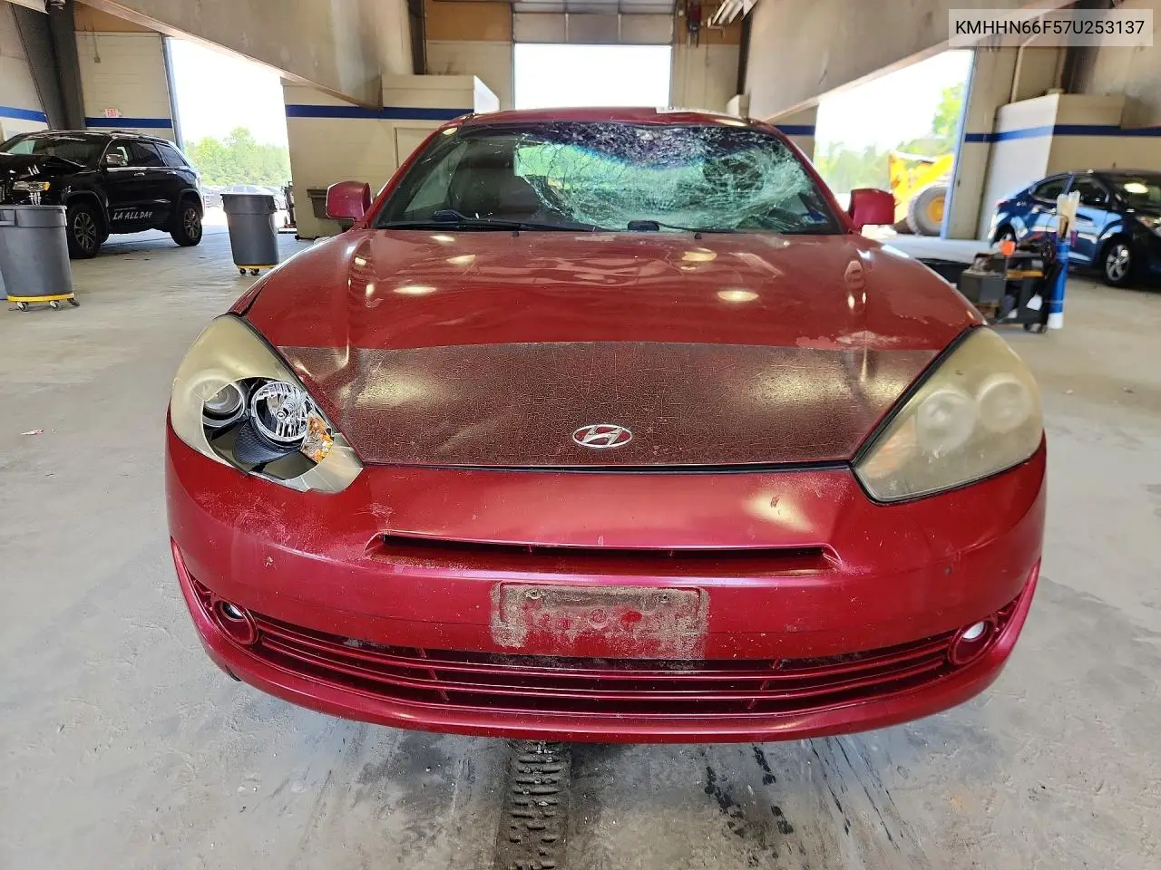2007 Hyundai Tiburon Gt VIN: KMHHN66F57U253137 Lot: 59305716