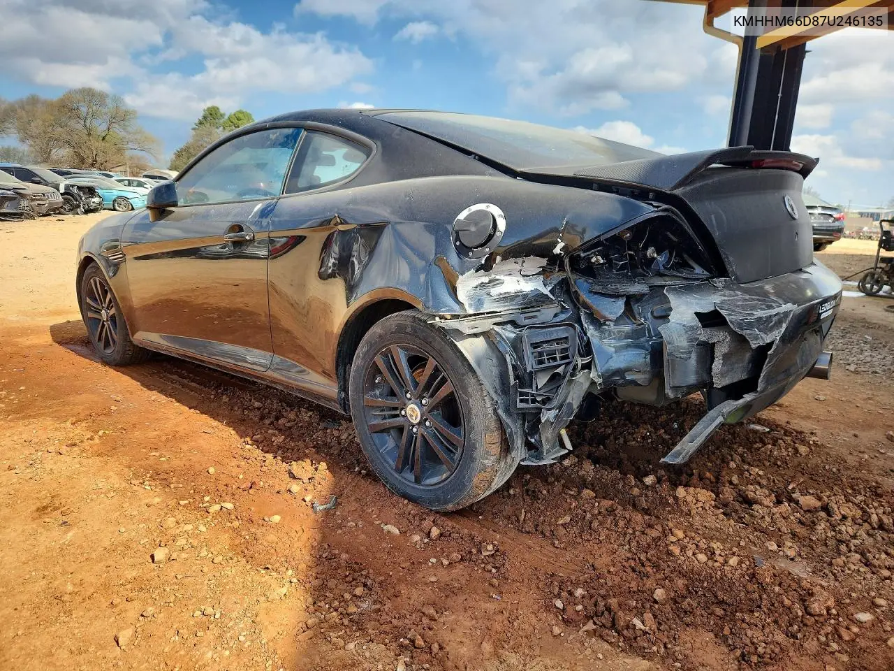 2007 Hyundai Tiburon VIN: KMHHM66D87U246135 Lot: 79895445