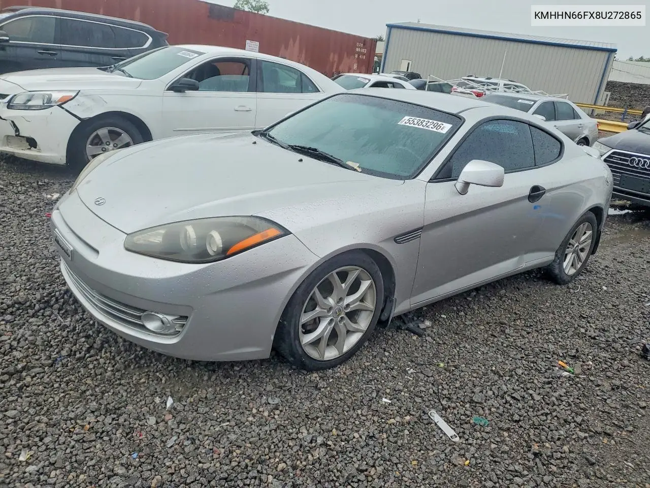 2008 Hyundai Tiburon Gt VIN: KMHHN66FX8U272865 Lot: 55383296