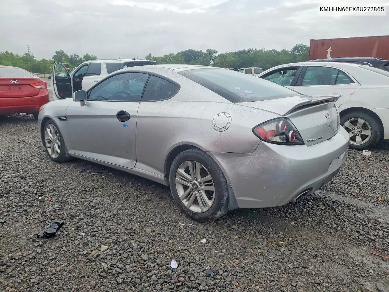 2008 Hyundai Tiburon Gt VIN: KMHHN66FX8U272865 Lot: 55383296