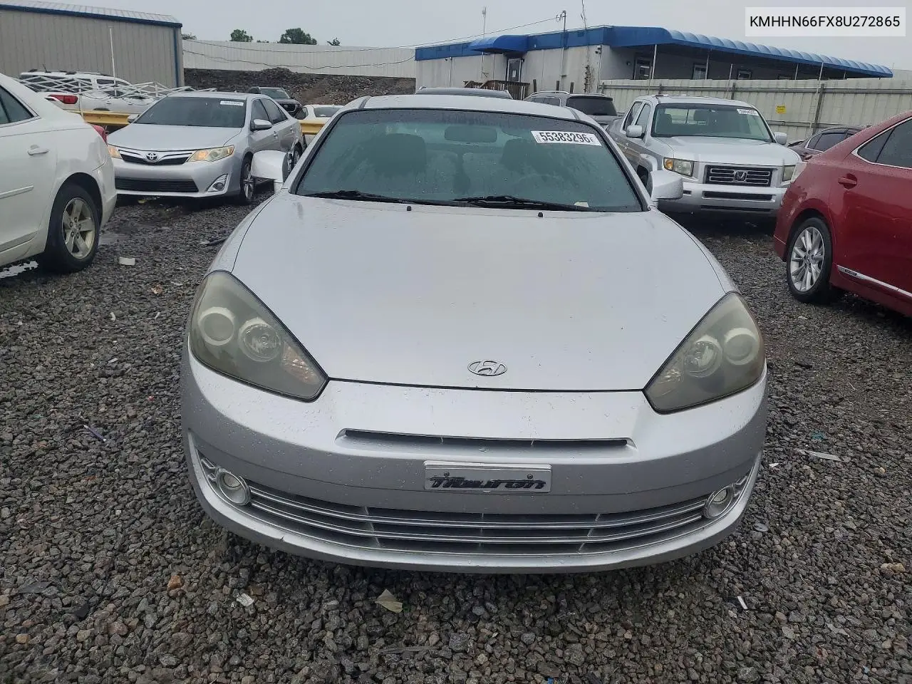 2008 Hyundai Tiburon Gt VIN: KMHHN66FX8U272865 Lot: 55383296