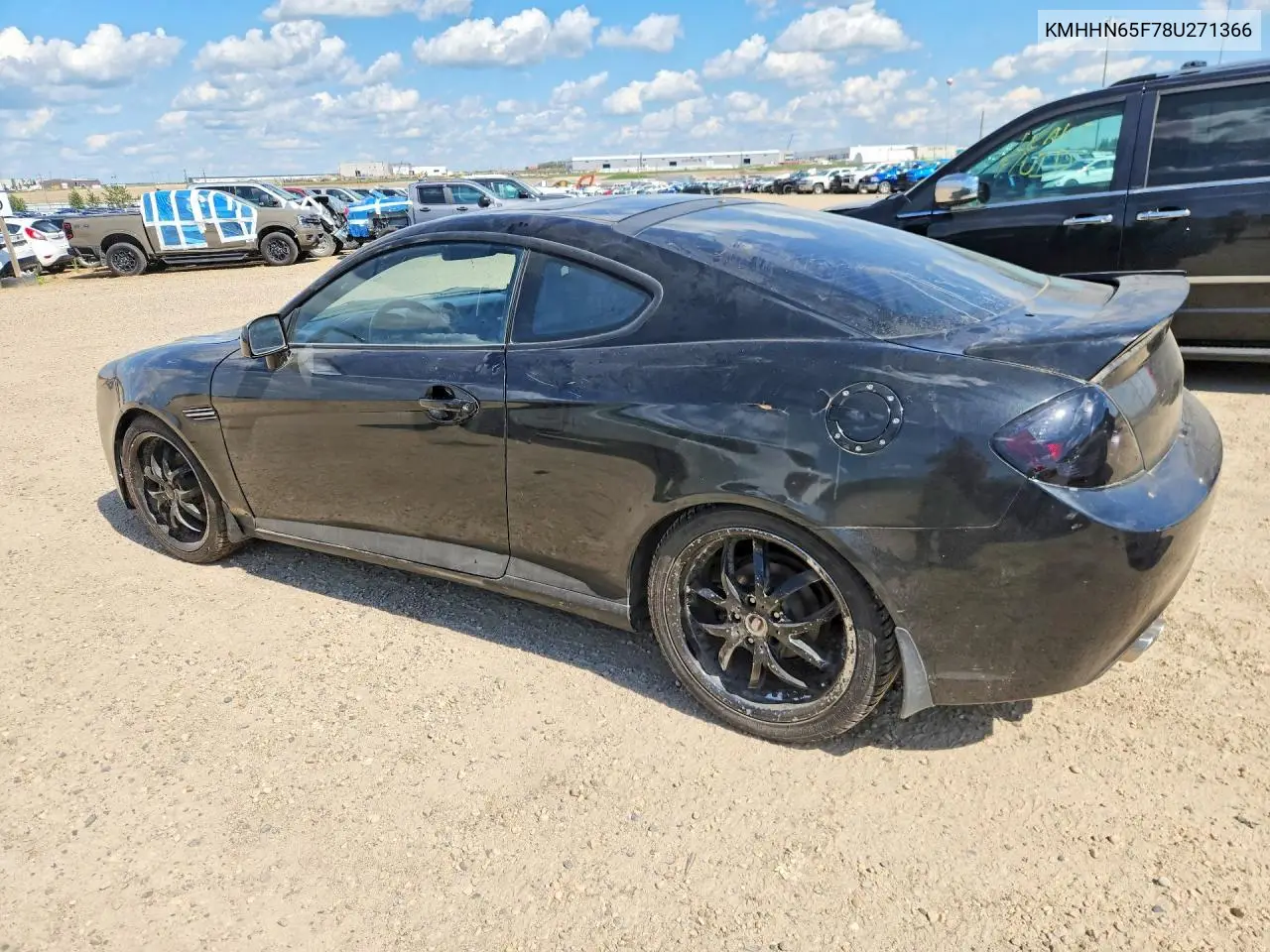 2008 Hyundai Tiburon Gt VIN: KMHHN65F78U271366 Lot: 58796666