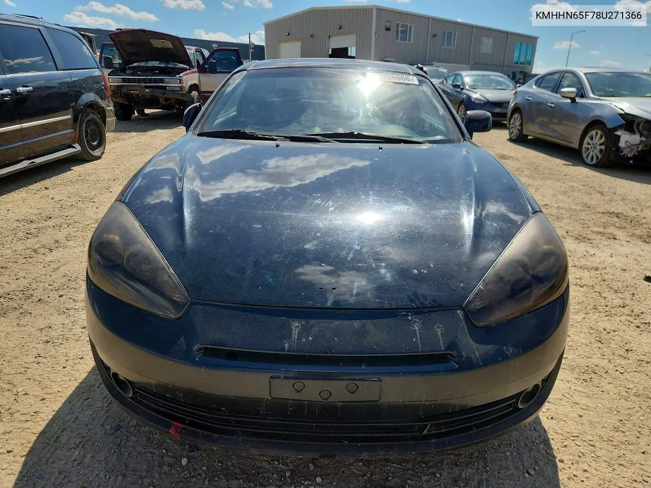 2008 Hyundai Tiburon Gt VIN: KMHHN65F78U271366 Lot: 58796666