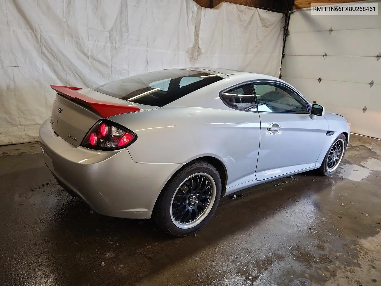 2008 Hyundai Tiburon Gt VIN: KMHHN66FX8U268461 Lot: 60684456