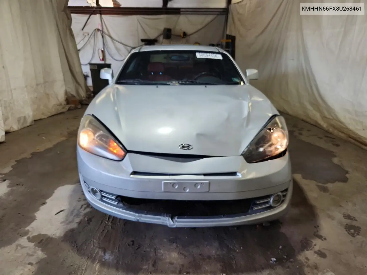 2008 Hyundai Tiburon Gt VIN: KMHHN66FX8U268461 Lot: 60684456