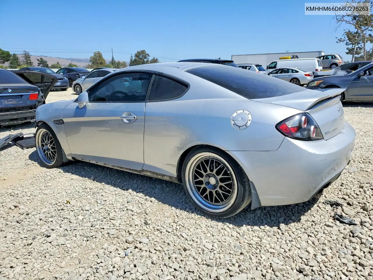 2008 Hyundai Tiburon Gs VIN: KMHHM66D68U275263 Lot: 60973136