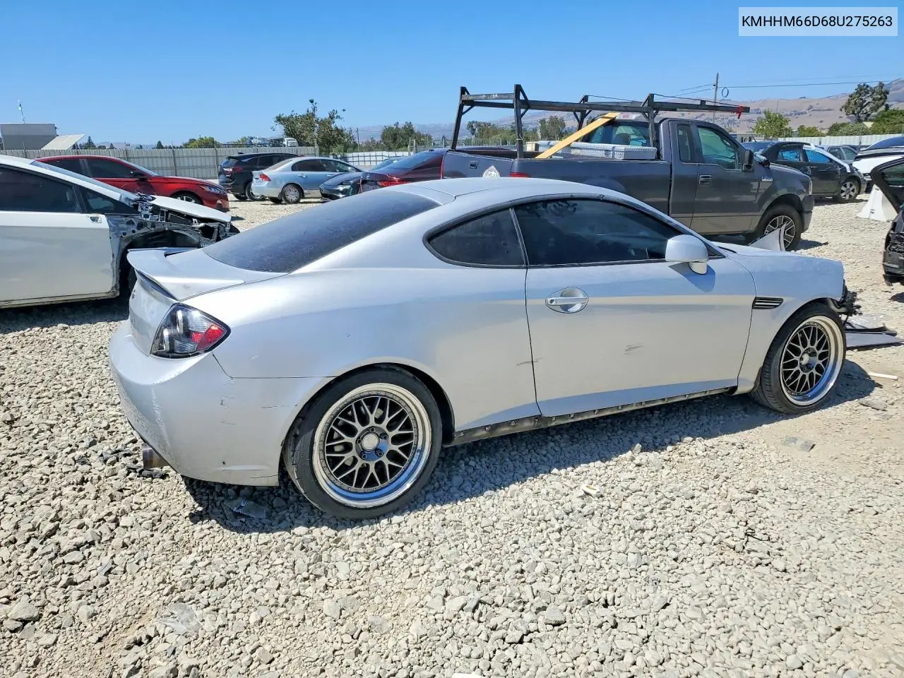 2008 Hyundai Tiburon Gs VIN: KMHHM66D68U275263 Lot: 60973136