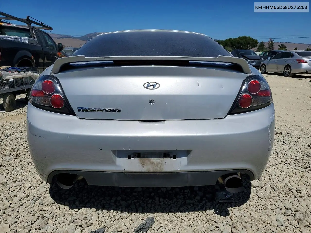 2008 Hyundai Tiburon Gs VIN: KMHHM66D68U275263 Lot: 60973136