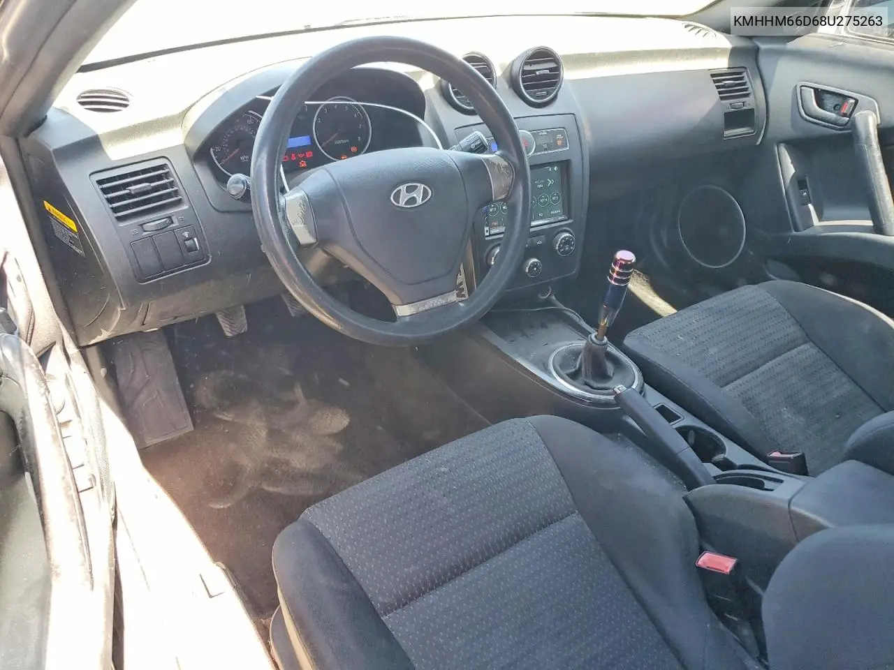 2008 Hyundai Tiburon Gs VIN: KMHHM66D68U275263 Lot: 60973136