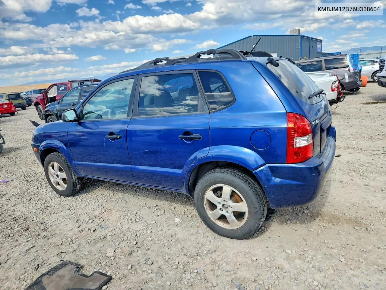 2006 Hyundai Tucson Gl VIN: KM8JM12B76U338604 Lot: 55076386