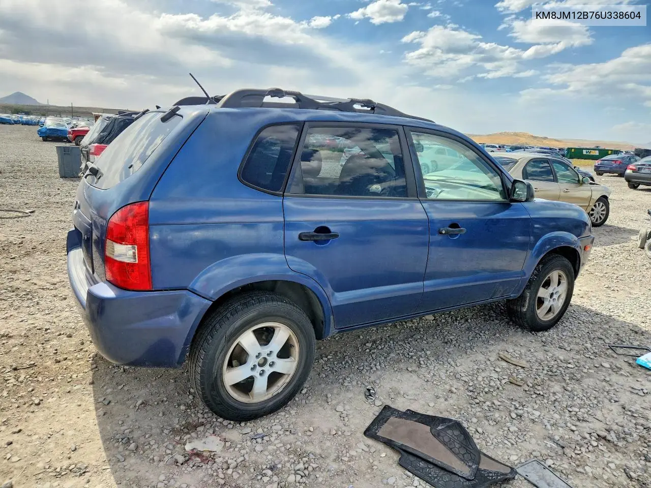2006 Hyundai Tucson Gl VIN: KM8JM12B76U338604 Lot: 55076386
