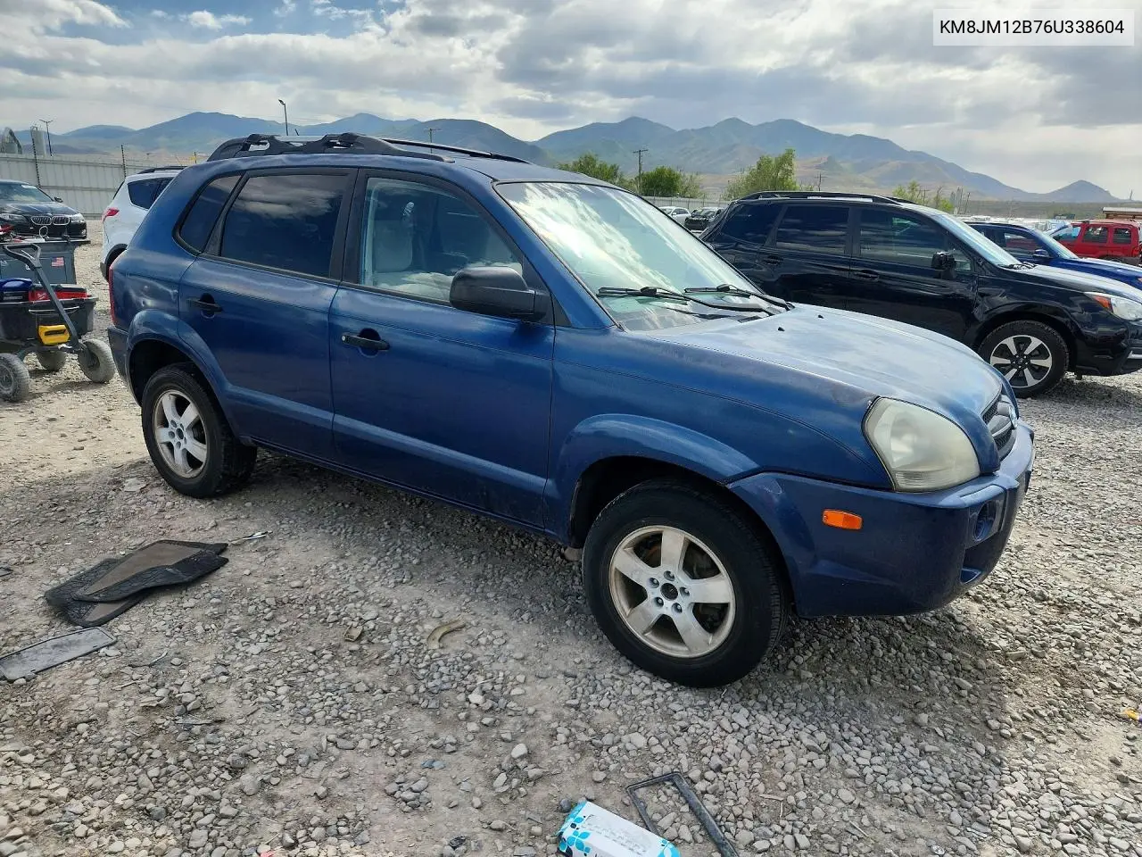 2006 Hyundai Tucson Gl VIN: KM8JM12B76U338604 Lot: 55076386