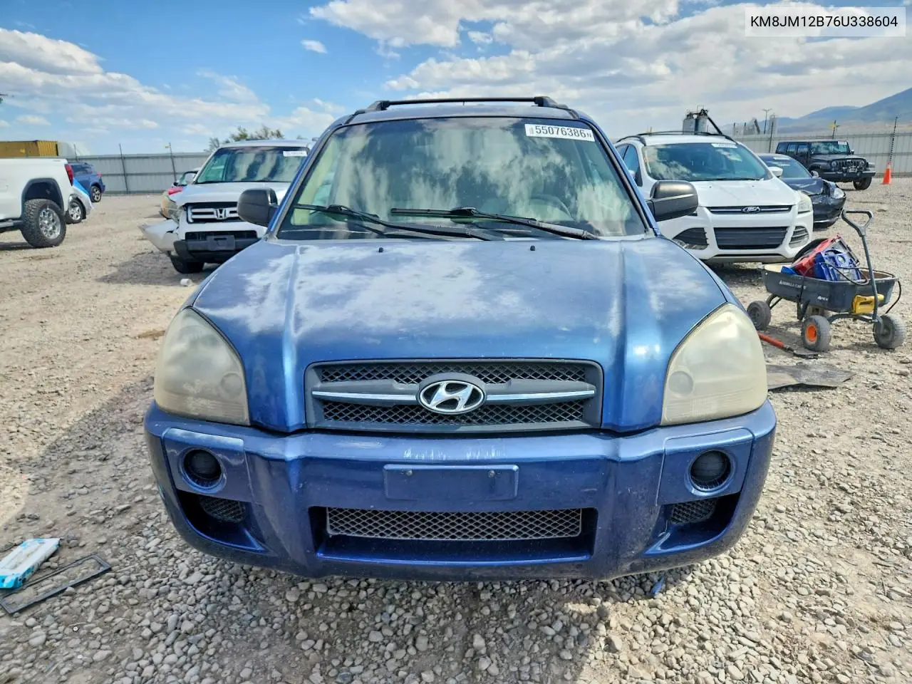 2006 Hyundai Tucson Gl VIN: KM8JM12B76U338604 Lot: 55076386
