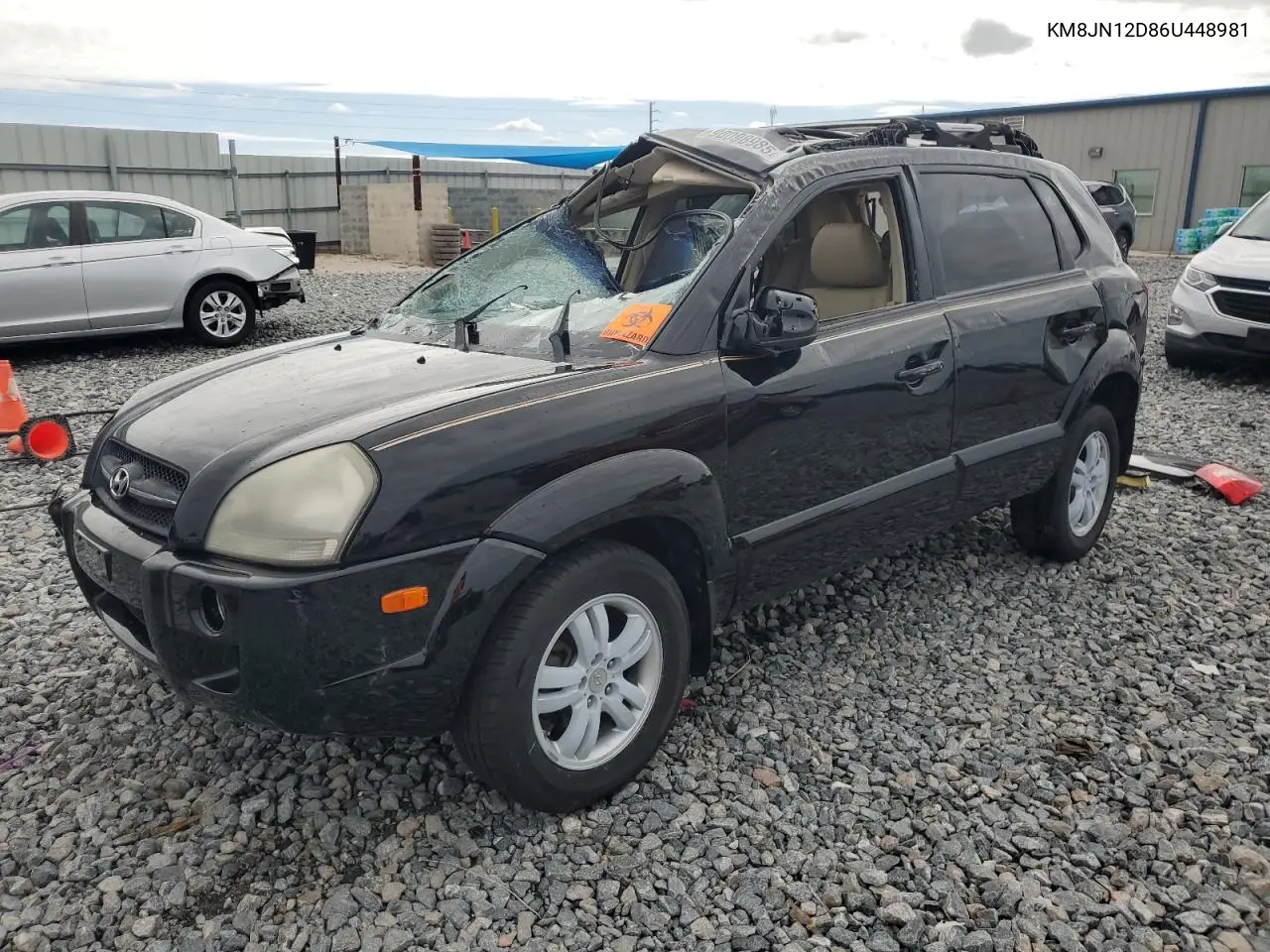 KM8JN12D86U448981 2006 Hyundai Tucson Gls