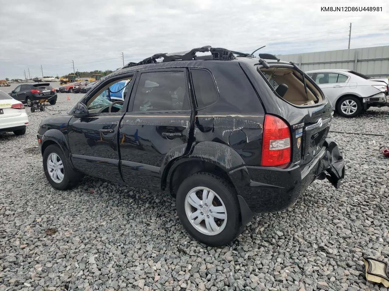 KM8JN12D86U448981 2006 Hyundai Tucson Gls
