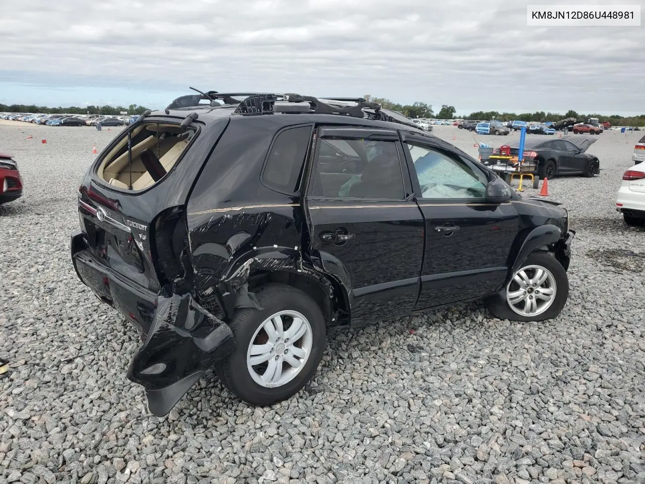 KM8JN12D86U448981 2006 Hyundai Tucson Gls
