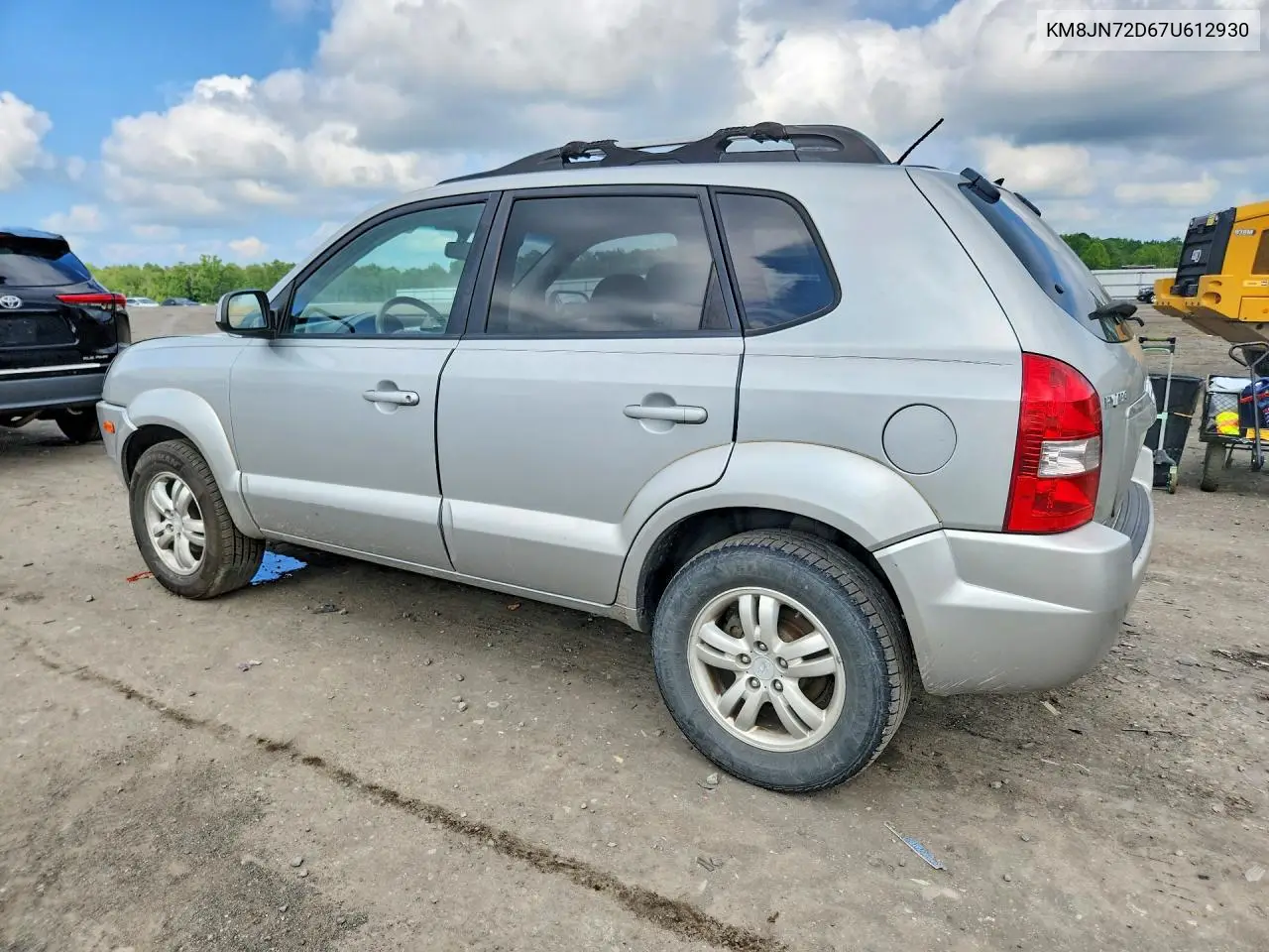 2007 Hyundai Tucson Se VIN: KM8JN72D67U612930 Lot: 59789186