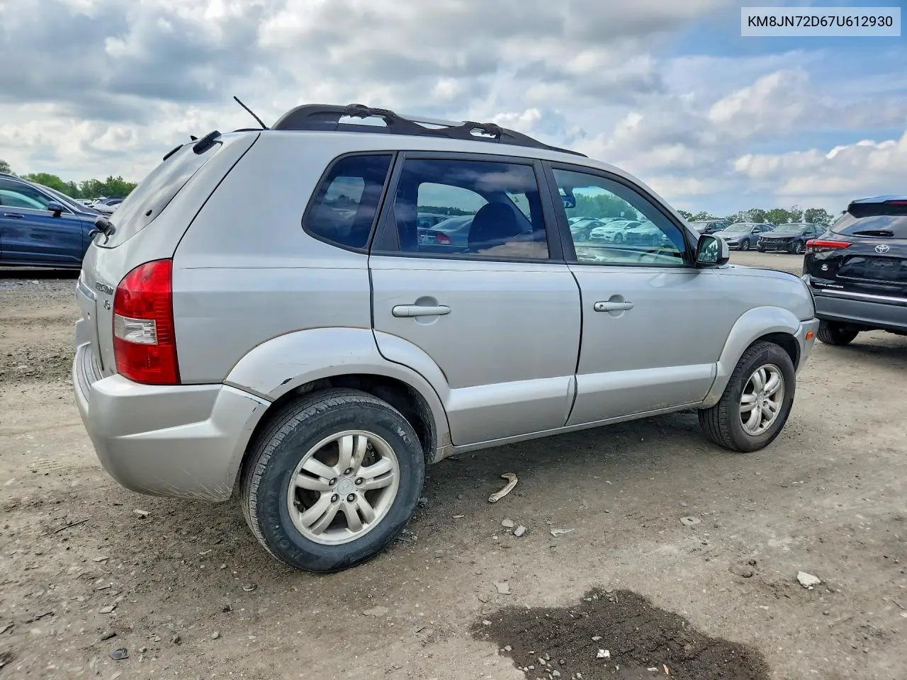 2007 Hyundai Tucson Se VIN: KM8JN72D67U612930 Lot: 59789186