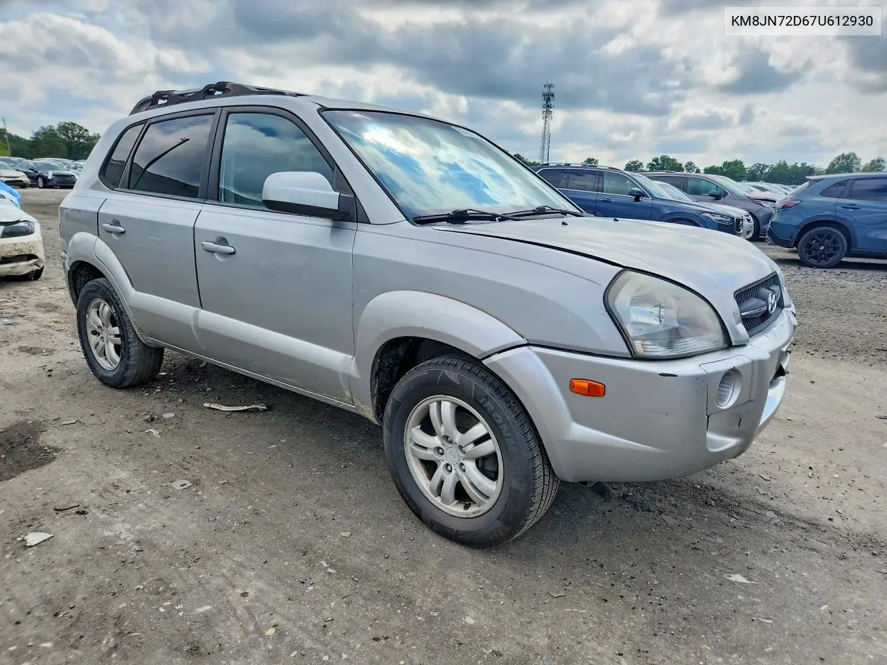 2007 Hyundai Tucson Se VIN: KM8JN72D67U612930 Lot: 59789186