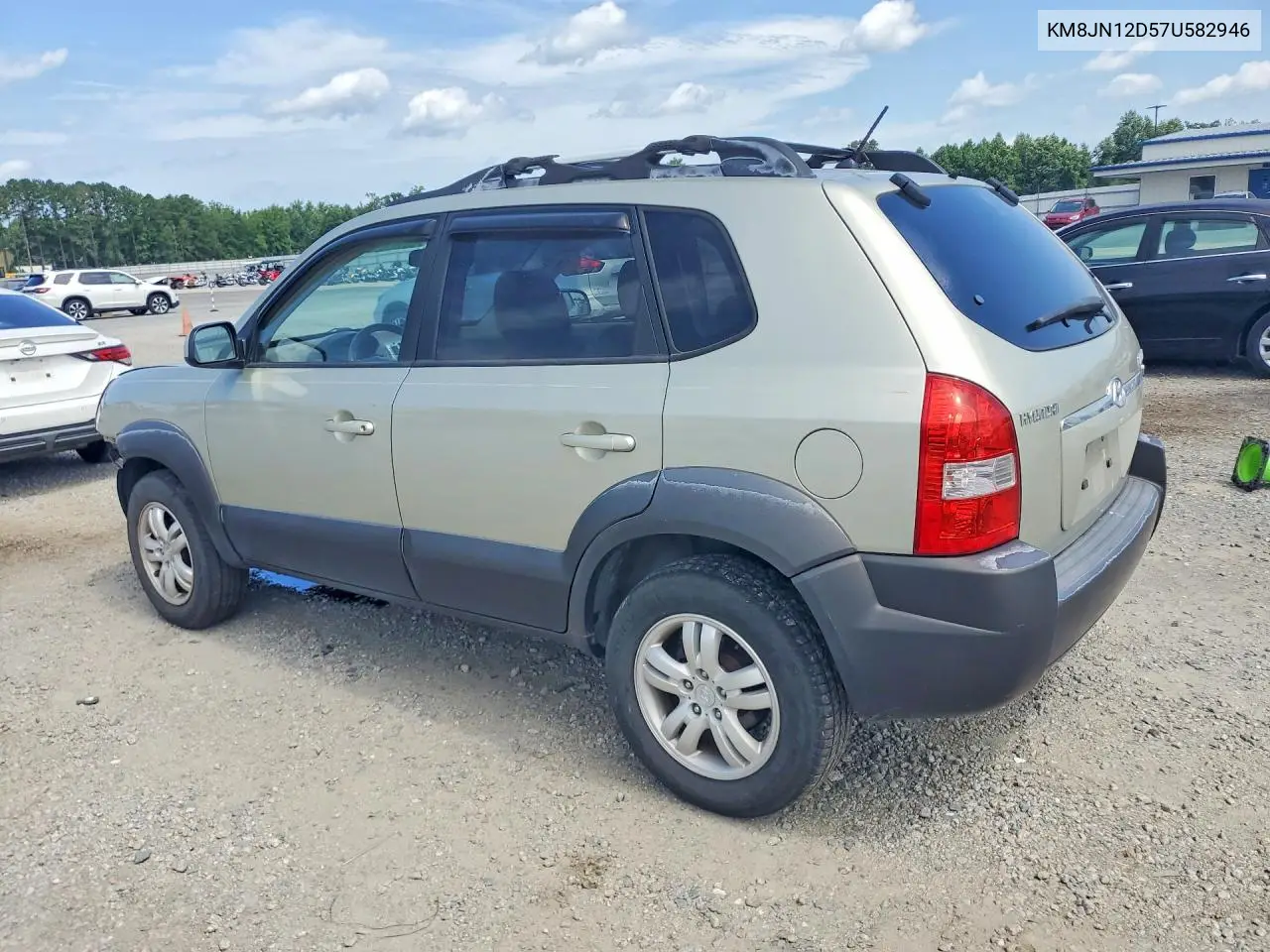 2007 Hyundai Tucson Se VIN: KM8JN12D57U582946 Lot: 61057386
