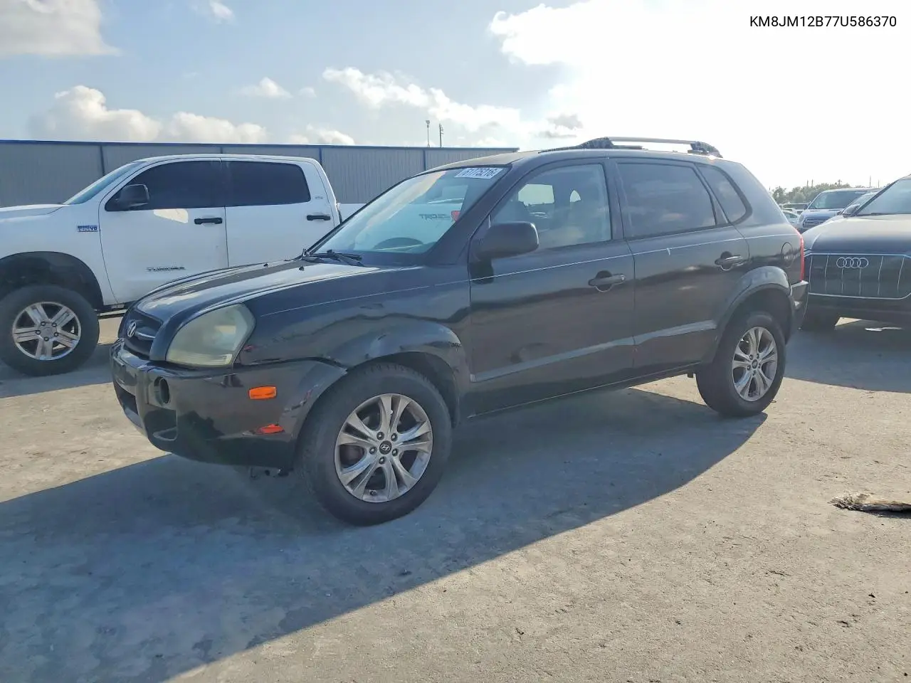 2007 Hyundai Tucson Gls VIN: KM8JM12B77U586370 Lot: 61775216