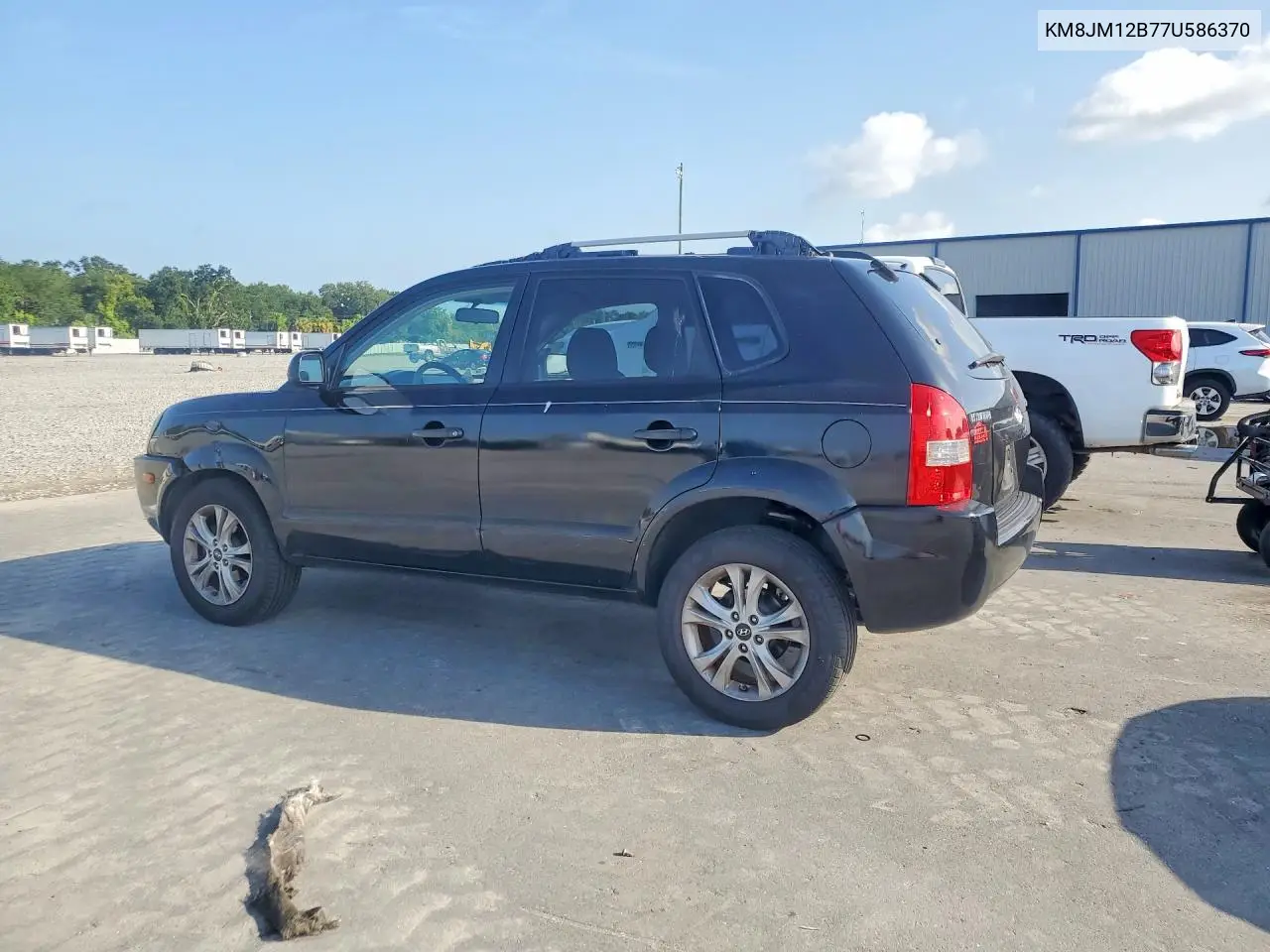 2007 Hyundai Tucson Gls VIN: KM8JM12B77U586370 Lot: 61775216