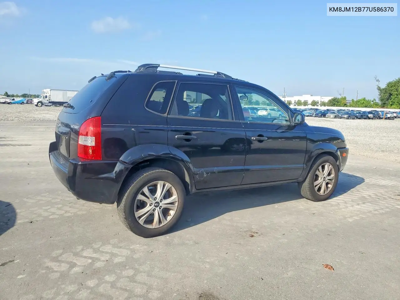 2007 Hyundai Tucson Gls VIN: KM8JM12B77U586370 Lot: 61775216