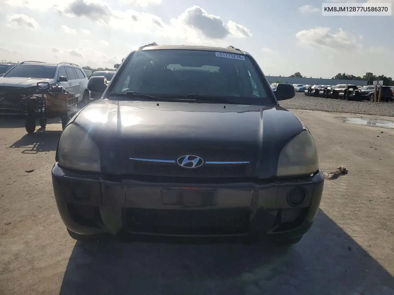 2007 Hyundai Tucson Gls VIN: KM8JM12B77U586370 Lot: 61775216