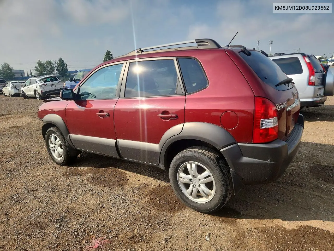2008 Hyundai Tucson Gl VIN: KM8JM12D08U923562 Lot: 61596566