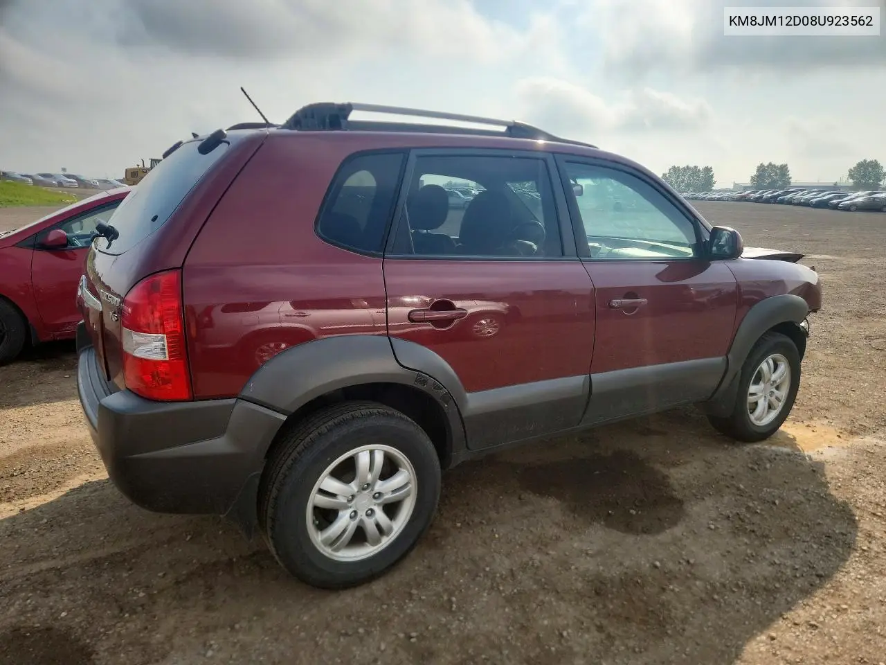 2008 Hyundai Tucson Gl VIN: KM8JM12D08U923562 Lot: 61596566