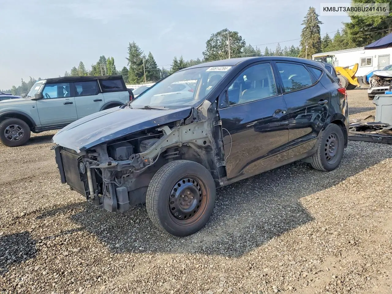 2011 Hyundai Tucson Gl VIN: KM8JT3AB0BU241416 Lot: 60814286