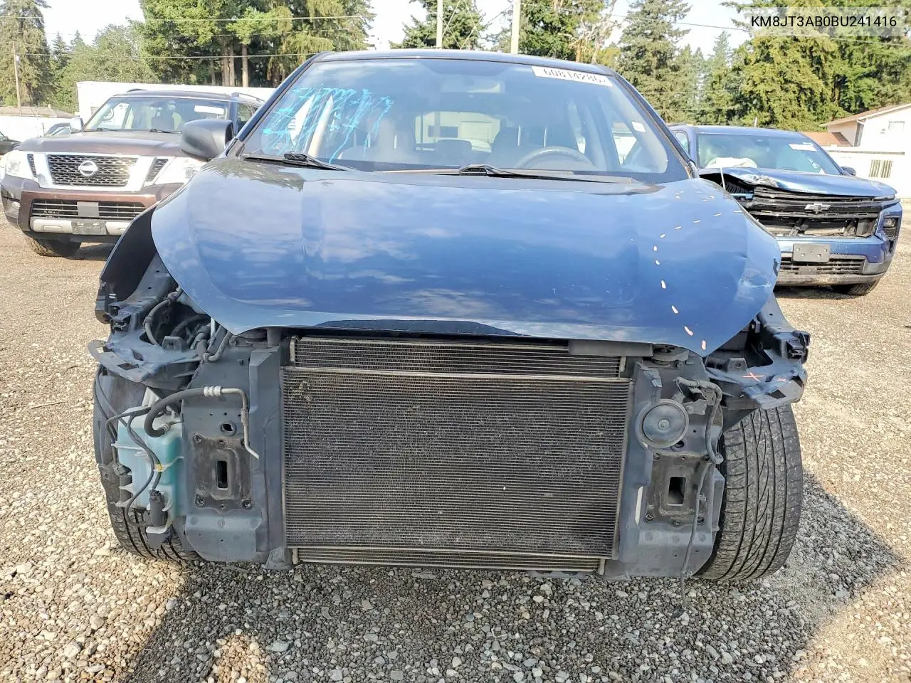2011 Hyundai Tucson Gl VIN: KM8JT3AB0BU241416 Lot: 60814286